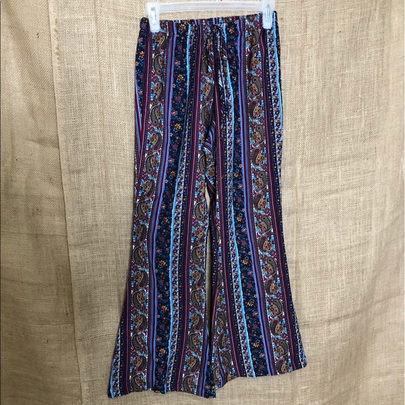 Band of Gypsies Pants - Band of Gypsies SZ XS Bell Bottom Pants Bohemian